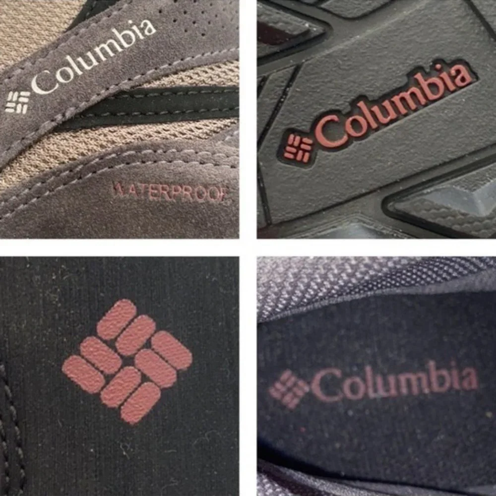 Columbia Unisx Gray Crestwood Mid Waterproof Hiking Boot
